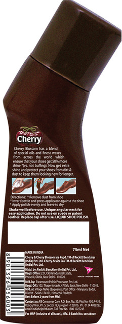 Cherry Blossom Nourishes Leather Shoe Liquid Polish Price in India