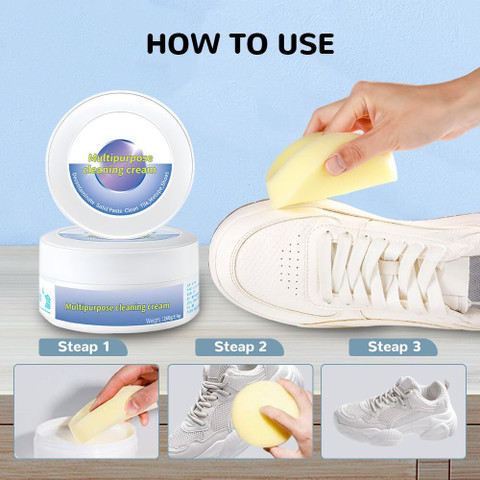 Running Shoes Fast Way To Clean White Shoes Budieggs No-Wash Shoe