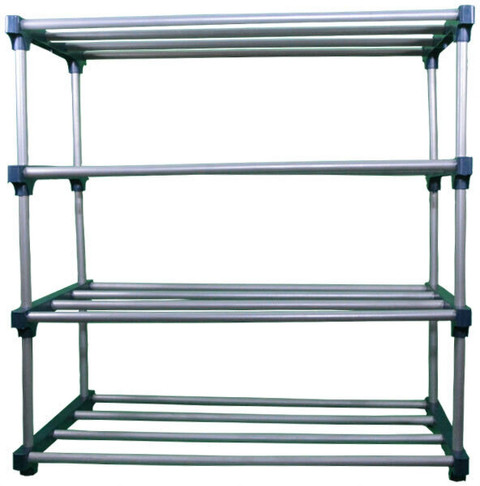 Lazada Stainless Steel Shoe Rack With Cover Portable Shoe Cabinet Rack  Wardrobe With Non Rustable Metal Pipes