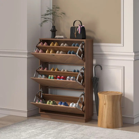 Gloss 50 Cm Wide Shoe Rack NG Decor Narrow Shoe Storage Cabinet