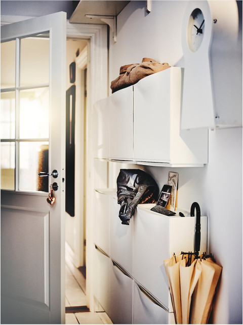 IKEA Shoe cabinet/storage, white, Pack of Plastic Shoe Rack