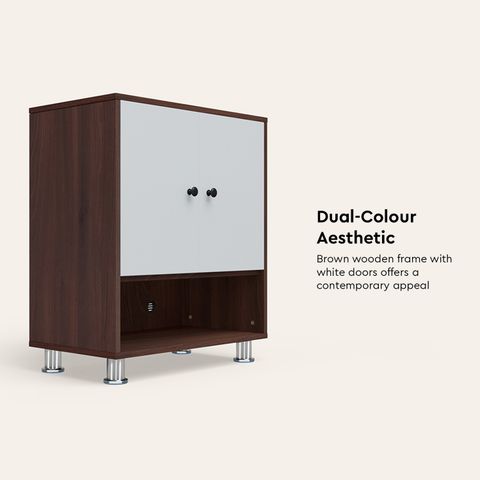 Interio by Godrej Ewa 12-Pairs Engineered Wood Shoe Rack Price in India ...