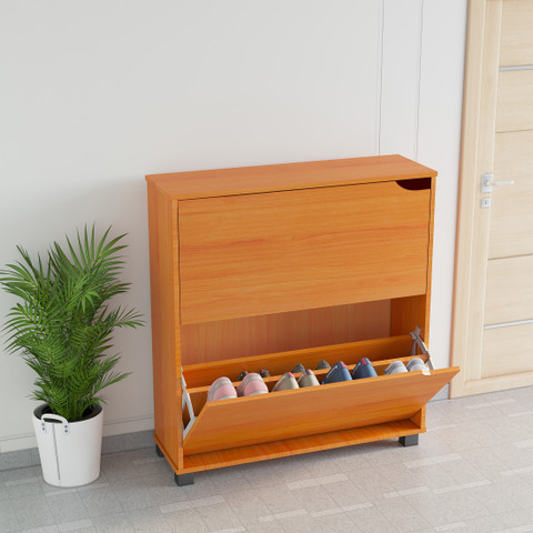 Flipkart Perfect Homes Stride Engineered Wood Shoe Rack Price in