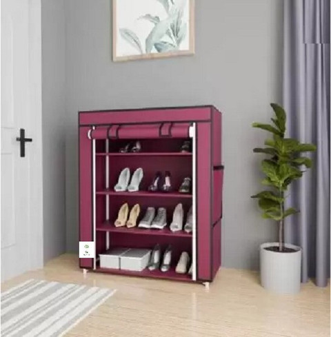 dbeautify Plastic Collapsible Shoe Stand Metal Collapsible Shoe Stand