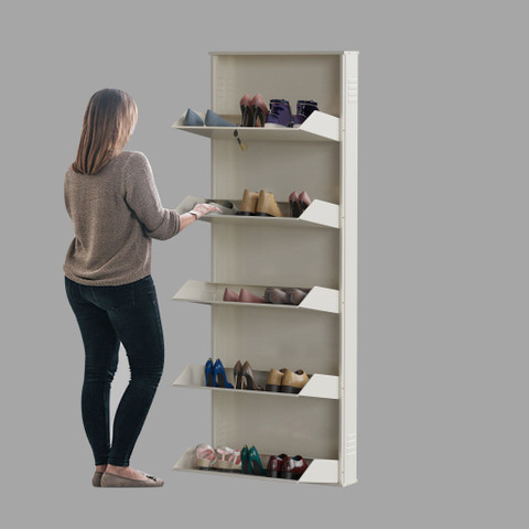 Metal Wall Mounted Shoe Rack Delite Kom Metal Shoe Rack 29