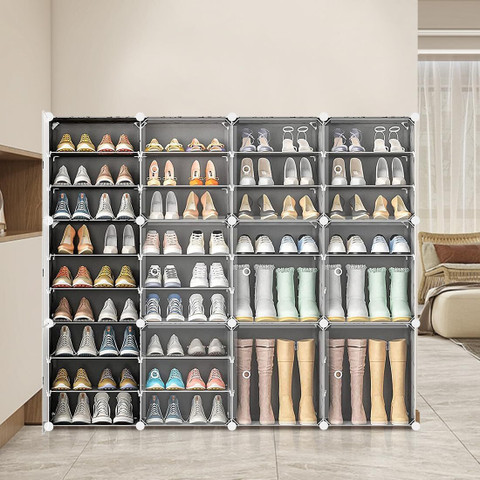 Flipkart Perfect Homes Studio ® Shoe Rack Organizer 36 Pair Tower