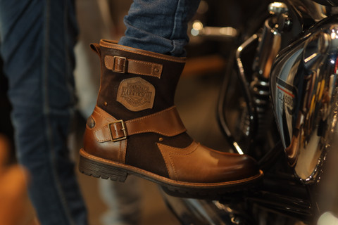 Harrykson London Men's Brown Vintage Motorcycle Boot Leather Biker Riding  Boot with Rugged Sole Boots For Men