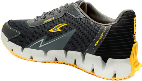 asian Zigzag-01 Grey Gym,Sports,Walking,Stylish Running Shoes For