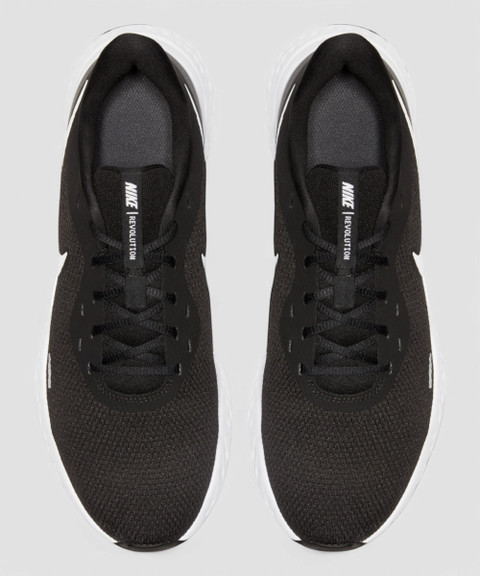 Nike Revolution Plain Black And White Nike Shoes NIKE Revolution - Main Image