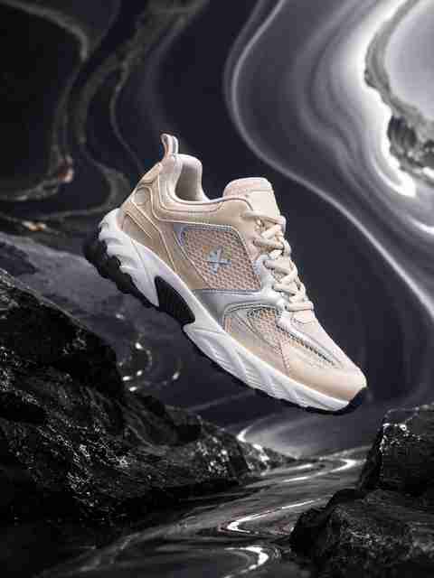HRX by Hrithik Roshan Men ICON Running Shoes Running Shoes For Men (Beige , 8) - Image 3