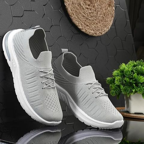 Glowlife Combo Pack of 2 Women's Sports Sneakers (Grey, Black, Size 7) - Image 5