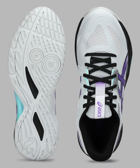 Asics GEL-TACTIC 13 Badminton Shoes (Grey, 7) - Image 8