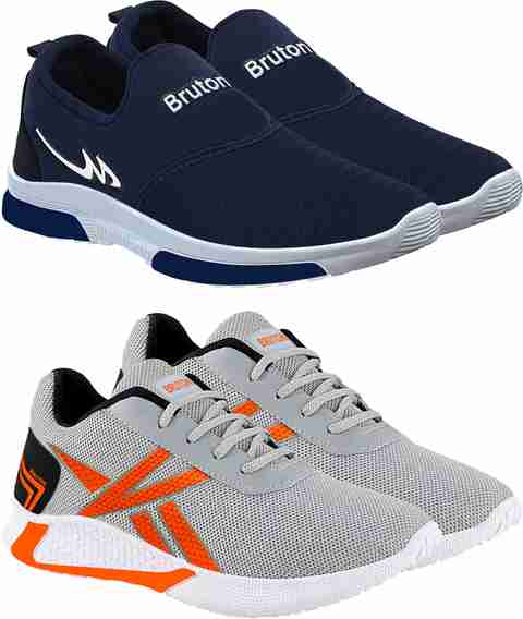 BRUTON Combo Pack Of 2 Casual Shoes Sneakers For Men - Buy