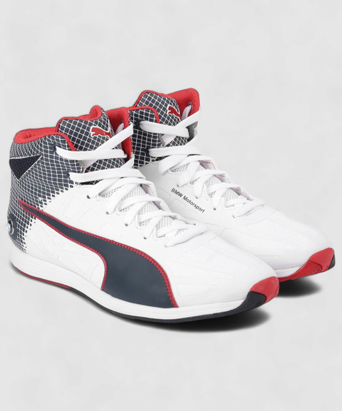 PUMA MS evoSPEED Mid Sneakers For Men Buy White-Team Blue Color - Main Image