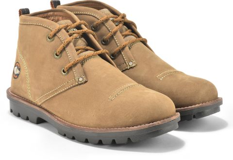 WOODLAND Outdoor Durable Comfortable Everyday High Ankle Boots For Men (Brown , 5) - Image 3