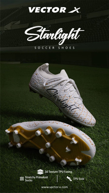 VECTOR X Starlight Football Shoes Lightweight Comfort,and Durable