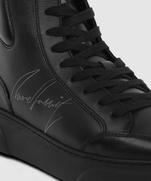 HOT Rare Rabbit Black High Top Mens Shoes Rare Rabbit High