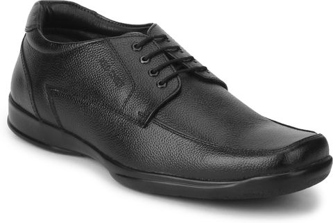 RED CHIEF Genuine Leather Formal Derby Shoes RC3499 001 Lace Up For Men (Black , 8) - Image 6