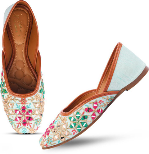 jm looks Stylish Traditional Punjabi Jutti for Women Jutis For
