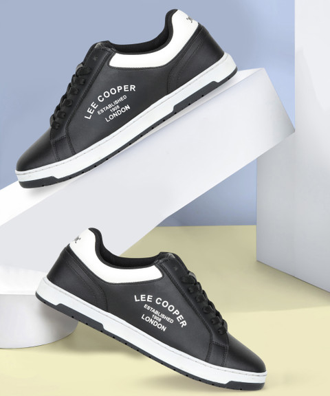 LEE COOPER PU Casual Lace-Up Stylish Lightweight and Comfortable