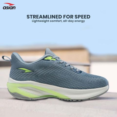 Asian Sneaker for Men (Blue, Size 10) - Image 7