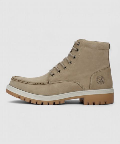 WOODLAND Outdoor Durable Comfortable Everyday High Ankle Boots For Men (Khaki , 8) - Image 7
