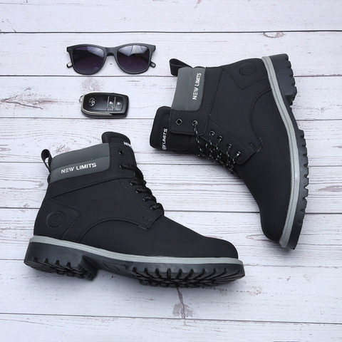 NEW LIMITS HUNK High Ankle Riding Hiking Boots For Men - Main Image