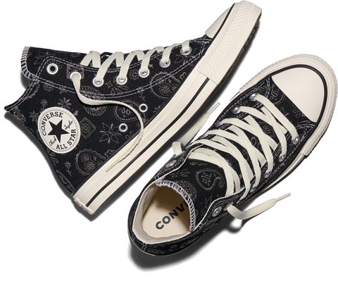 Converse Chuck Taylor All Star Paisley Pop High Top Canvas Sneakers - Image 6