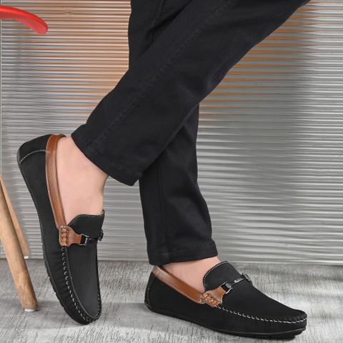 GWALK Loafers For Men (Black , 6) - Image 8
