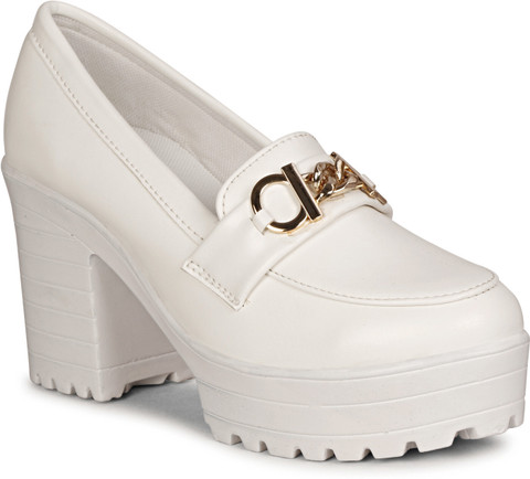 Ishransh Casual and Trendy Heel Loafers for Women Loafers For