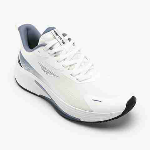 RED TAPE Low Cut Sports Shoes for Men (White, Blue, UK 8) - Image 5