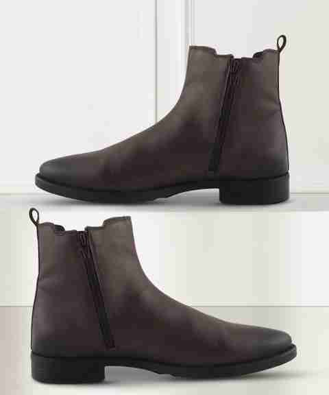 靴 real leather side zip boots Buy The Roadster Lifestyle Co Men Zipper Chelsea Boots