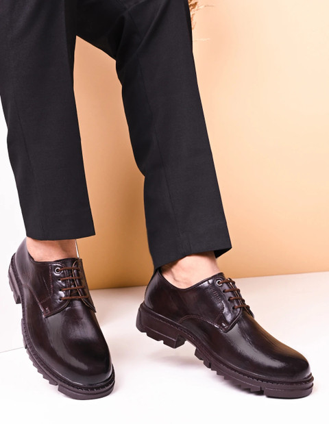 KILLER Black Formal Korean Shoes For Men Lace Up For Men