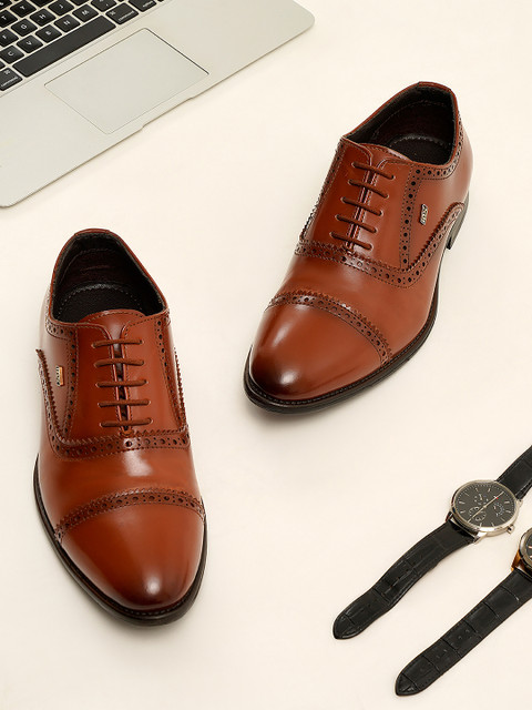 iD Tan Leather Men Formal Shoe Casuals For Men Buy iD Tan