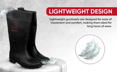 Vaultex PVC Industrial Purpose Super Safety Lightweight Gum Boots