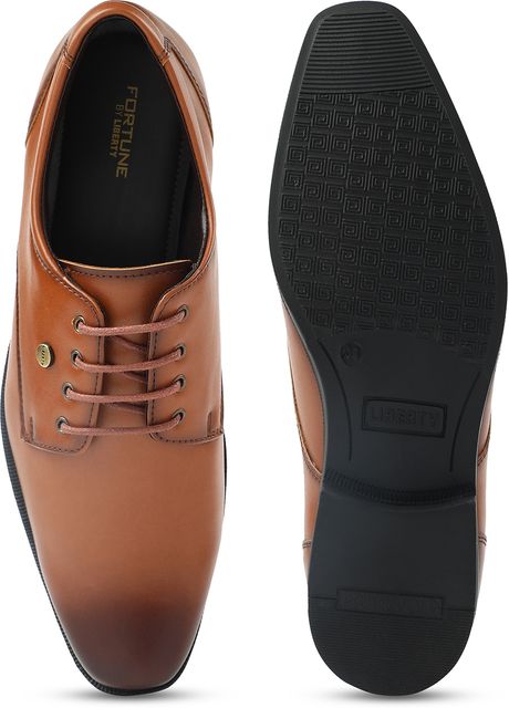 LIBERTY Fortune BENSTOCK1E Formal Derby Shoes for Men (Tan, UK 8) - Image 6