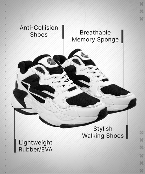 bacca bucci Chunky Snaeaker Shoes with Rubber Outsole for Running