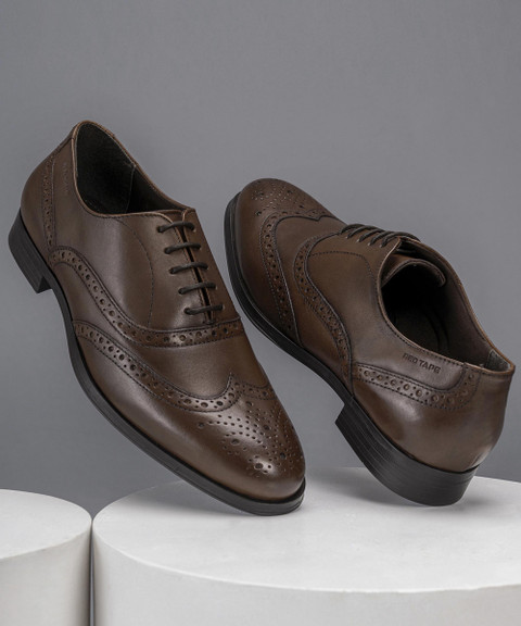 open lace back dress Men's Elias Leather Dress Shoes – Brown US 11 (EU 43) / Brown / Regular (G) main image 0