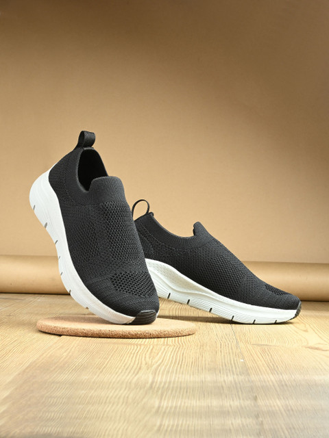 Black Hrx Walking Shoes HRX By Hrithik Roshan 037 03 Walking Shoes