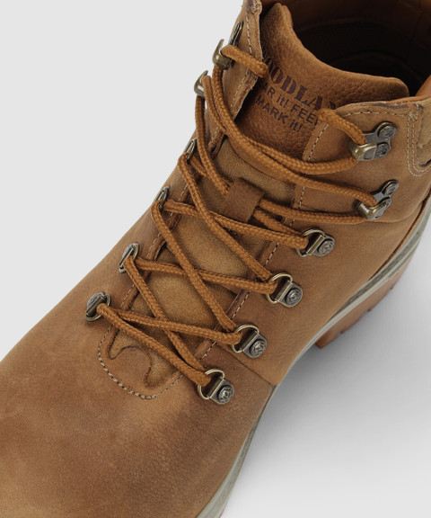 Ajio Flat Brown Leather Ankle Boots Ajio Ladies Lace Up Flat Ankle