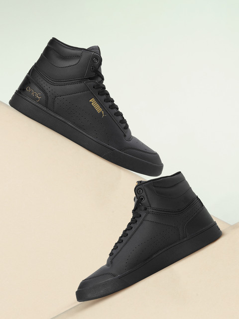 Puma Men's Puma Mid Ankle Puma Unisex One8 Prime Mid V3 Black