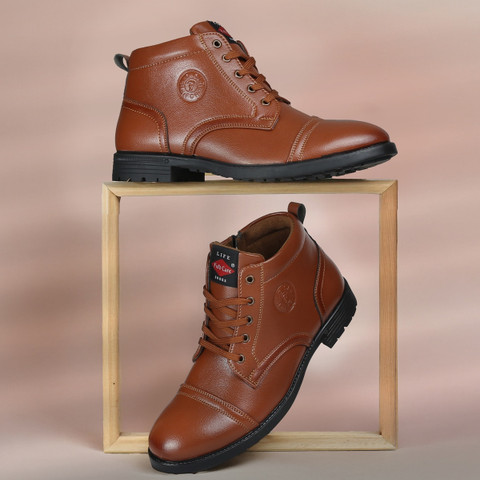 Field Care Walker Casual Comfort Uniform Dress Army Style Fashion Boots For  Men