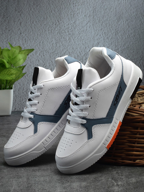 asian Tarzan-05 White Sneakers,Casuals,Loafers,Stylish With Extra Comfort  Sneakers For Men