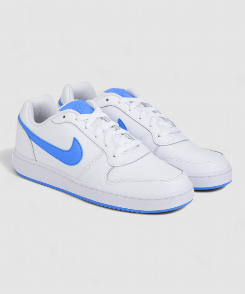 nike ebernon low white blue