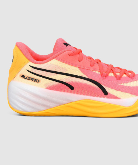 Puma Nitro スパイクシューズ ホワイト/イエロー/ピンク PUMA All Pro NITRO Basketball Shoes For Men - Buy PUMA All Pro