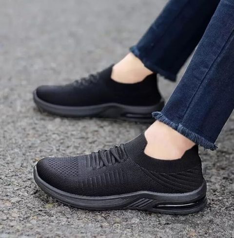 Glowlife Combo Pack of 2 Women's Sports Sneakers (Grey, Black, Size 7) - Image 6