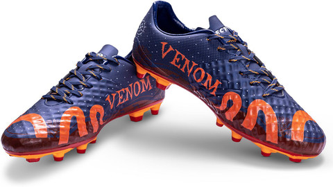 VECTOR X Venom Soccer Studs With PU Upper Embossed | TPU Sole
