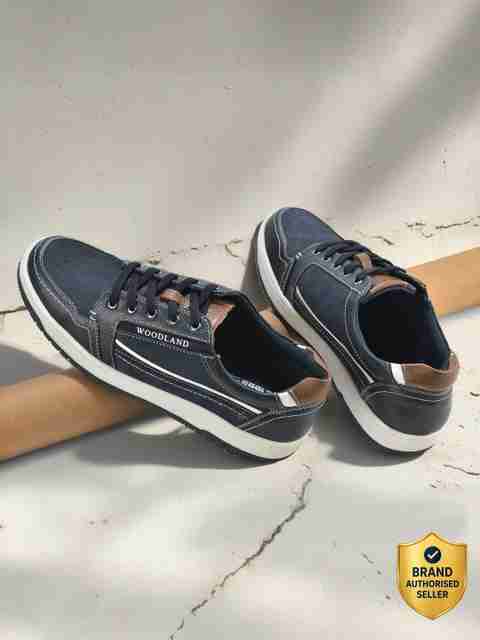 WOODLAND Casual Daily Wear Lightweight Breathable Comfortable Sneakers For Men (Navy , 8) - Image 5