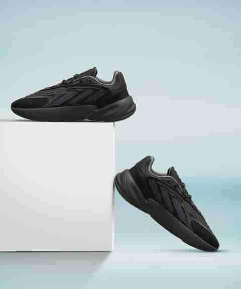 adidas gazelle silver green womens Shop Black Mens Ozelia Lace Up Sneakers  Shoebacca