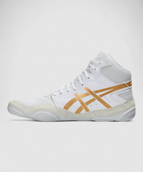 ASICS SNAPDOWN 4 ホワイト/ピュアゴールド SNAPDOWN 4 | Men | White/Pure Gold | Men's Wrestling Shoes